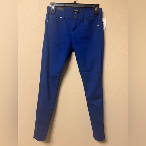 Forever 21 Skinny Pant Blue Size 24 NWT - Picture 2 of 5